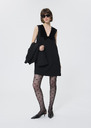 Russian Dress black crepe Black TARA JARMON UK