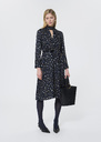 Rufus Dress midnight blue floral print Night TARA JARMON UK