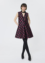 Rumba Dress black with heart print Black TARA JARMON UK