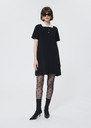 Ruiz sweater dress black mesh Black TARA JARMON UK