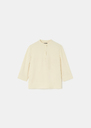 Titouan top ecru crepe Off-white TARA JARMON UK
