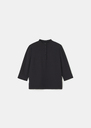 Titouan top midnight blue crepe Night TARA JARMON UK