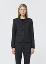 Valoma Jacket heather grey flannel Gray grey TARA JARMON UK