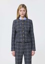 Vesna Jacket grey Prince of Wales check Grey TARA JARMON UK