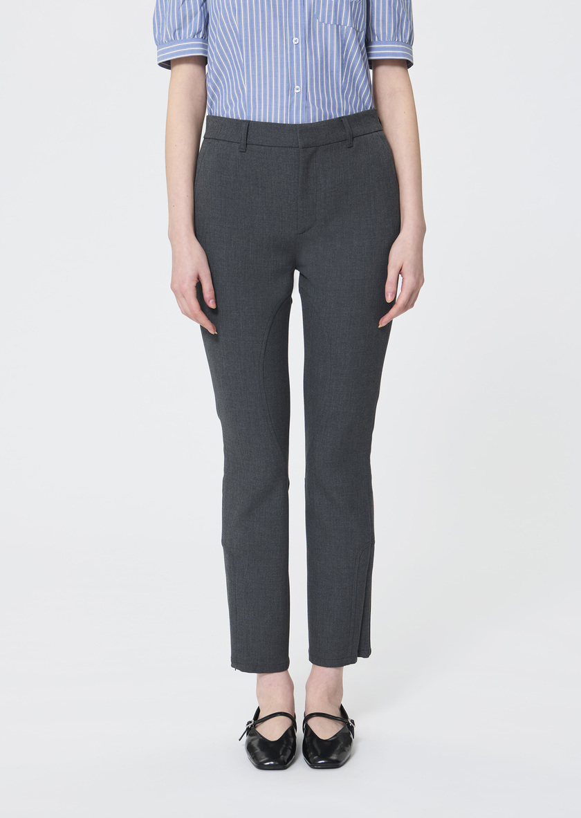 Paxton trousers grey double canvas Grey TARA JARMON UK
