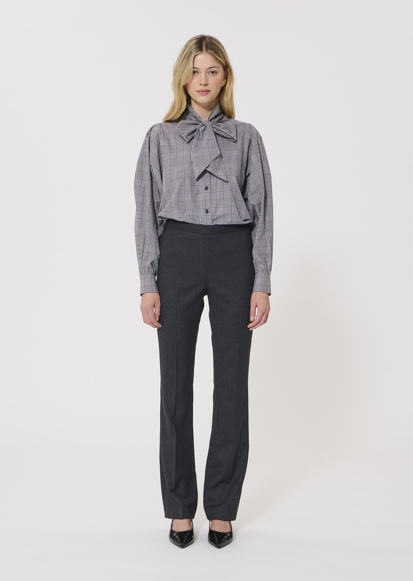 Papillon Pants heather grey flannel Gray grey TARA JARMON UK