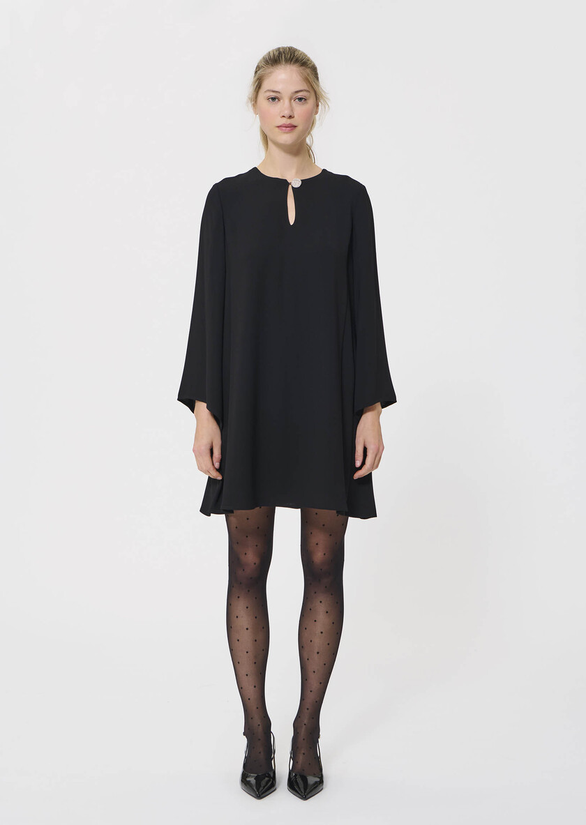 Raonie Dress black crepe Black TARA JARMON UK
