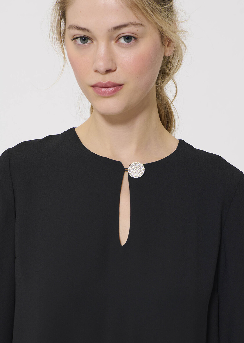 Raonie Dress black crepe Black TARA JARMON UK