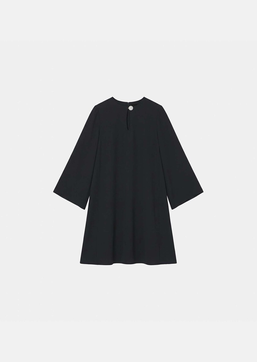 Raonie Dress black crepe Black TARA JARMON UK