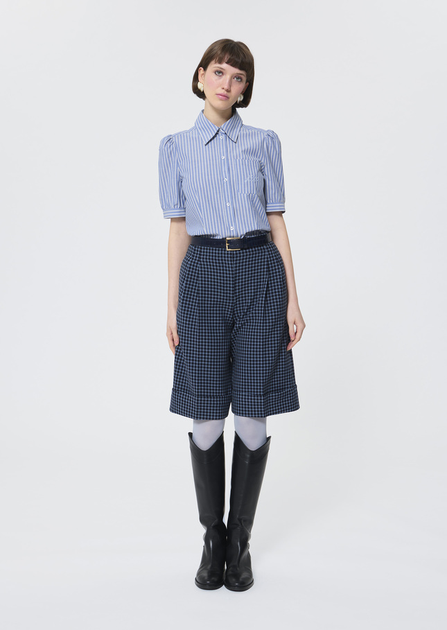 Coline shirt blue striped cotton Blue TARA JARMON UK