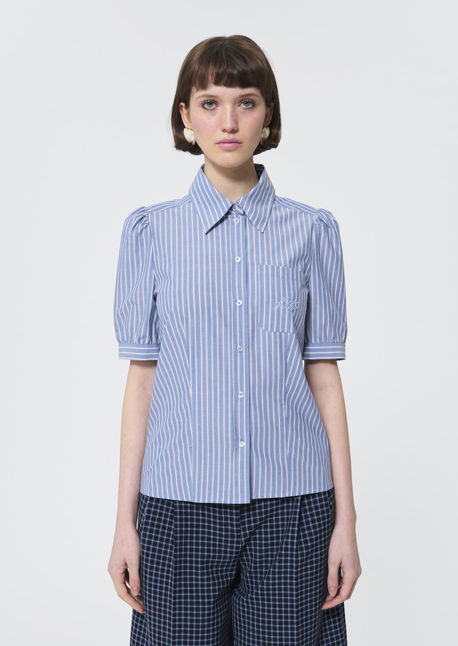 Coline shirt blue striped cotton Blue TARA JARMON UK