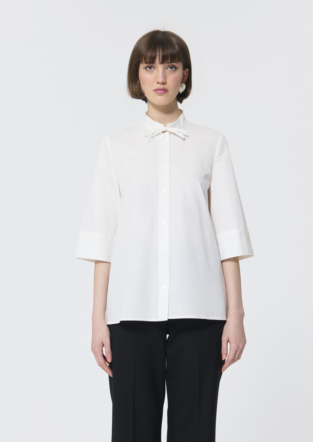 Clea shirt white poplin White TARA JARMON UK