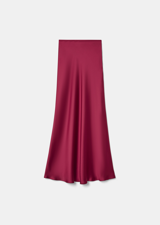 Jesta skirt red satin Garnet TARA JARMON UK