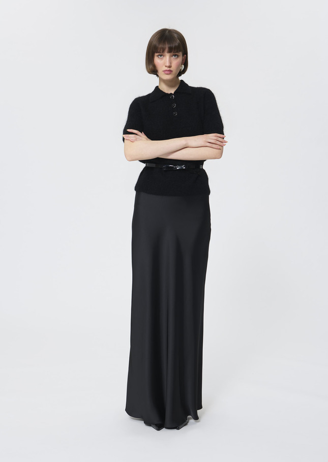 Jesta skirt black satin Black TARA JARMON UK