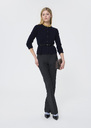 Guido vest midnight blue merino and alpaca wool Night TARA JARMON UK