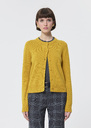 Guido vest lemon yellow merino and alpaca wool Lemon yellow TARA JARMON UK