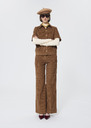 Jerome Jeans beige corduroy Nut brown TARA JARMON UK