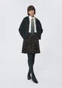 Jannie Skirt green checkered Vert anglais TARA JARMON UK