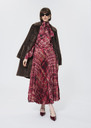 Juline skirt pink with a tartan check Raspberry TARA JARMON UK