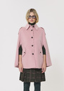 Majorelle cloak pale pink double-sided wool Blush TARA JARMON UK