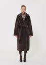 Michelle Coat brown faux fur Chocolate TARA JARMON UK