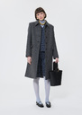Manola Coat grey woolen cloth Grey TARA JARMON UK