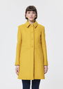 Madeline coat lemon yellow woolen cloth Lemon yellow TARA JARMON UK