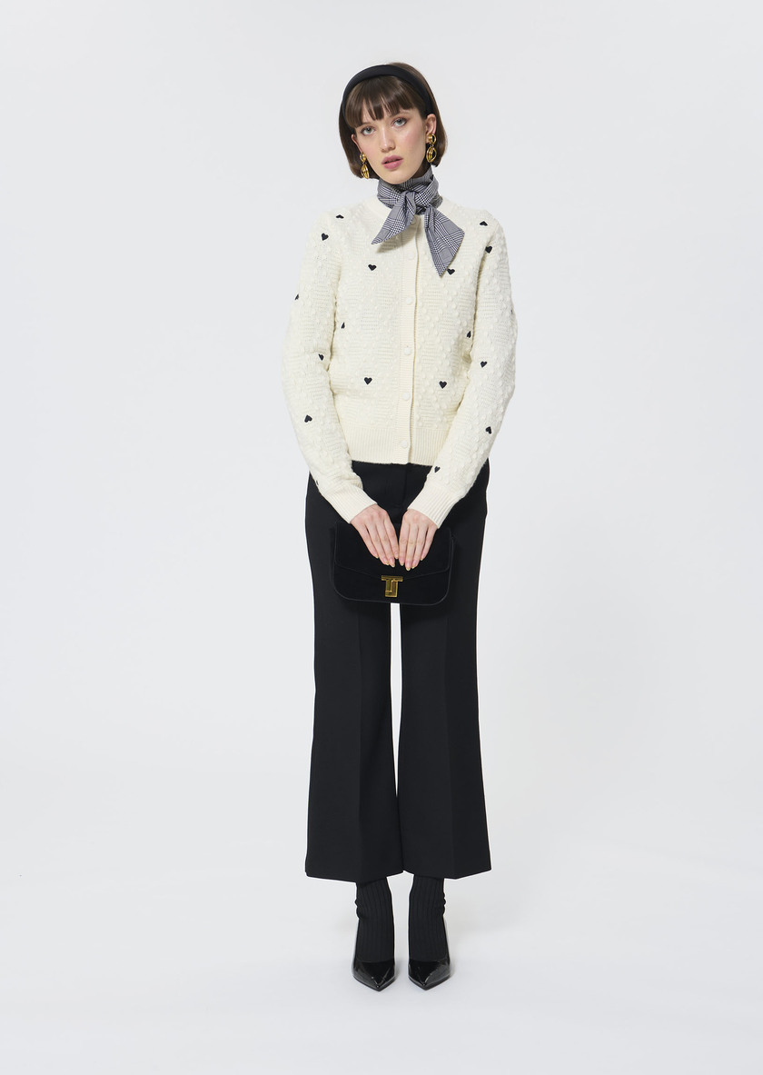 Guy Vest ecru wool with a cashmere feel Off-white TARA JARMON UK