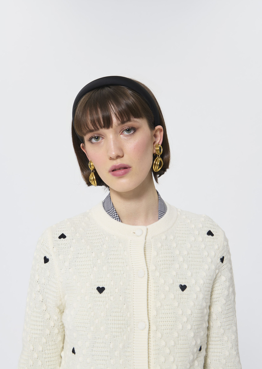 Guy Vest ecru wool with a cashmere feel Off-white TARA JARMON UK