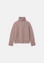 Pocciolia Sweater pale pink wool and alpaca Black, Blush, Horizon, Off-white TARA JARMON UK