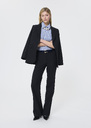 Poupee Pants midnight blue in cold wool Night TARA JARMON UK