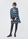 Ruoda dress midnight blue floral print Night TARA JARMON UK