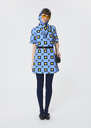 Jessy Skirt Sky blue floral print Horizon TARA JARMON UK