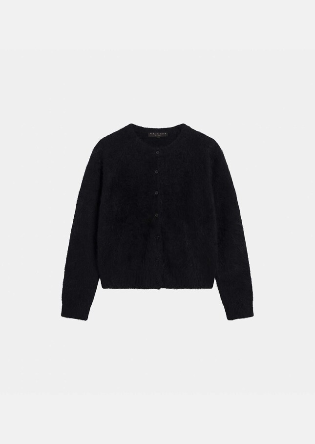 Gilma vest black alpaca wool Black TARA JARMON UK