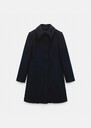 Madeline coat midnight blue woolen cloth Night TARA JARMON UK