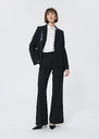 Patrice trousers black cold wool Black TARA JARMON UK