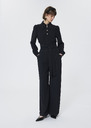 Tonio top black crepe Black TARA JARMON UK