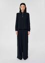 Tonio top midnight blue crepe Black, Cactus, Garnet, Night, Nut brown, Raspberry TARA JARMON UK
