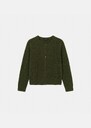 Gilma vest green alpaca wool Black, Blush, Green, Horizon, Night, Off-white TARA JARMON UK