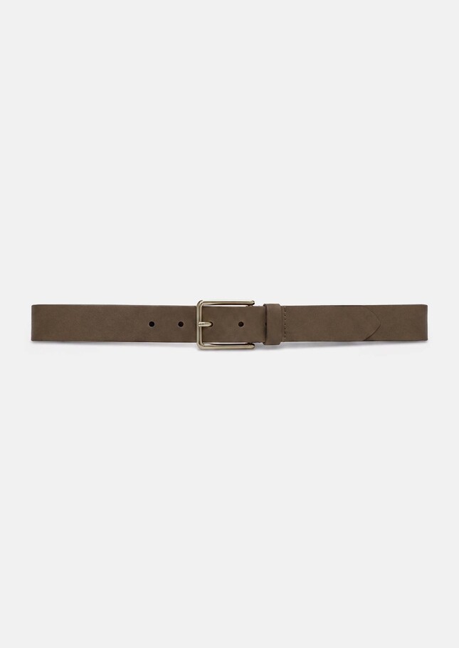 Louise Belt beige smooth leather Miel TARA JARMON UK