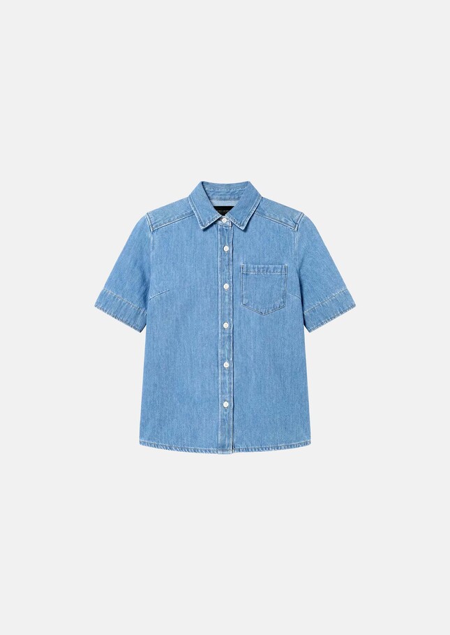 Cruz Shirt blue denim Denim TARA JARMON UK