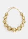 Belladonna Necklace golden with large pearls Gold TARA JARMON UK