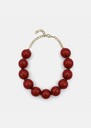 Bellissima Necklace red with large pearls Cerise TARA JARMON UK