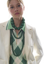 Betty Necklace green with large pearls Green TARA JARMON UK