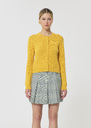 Gaia Vest yellow cotton Blush, Mimosa TARA JARMON UK