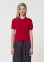 Giacomo vest red cotton Cerise TARA JARMON UK
