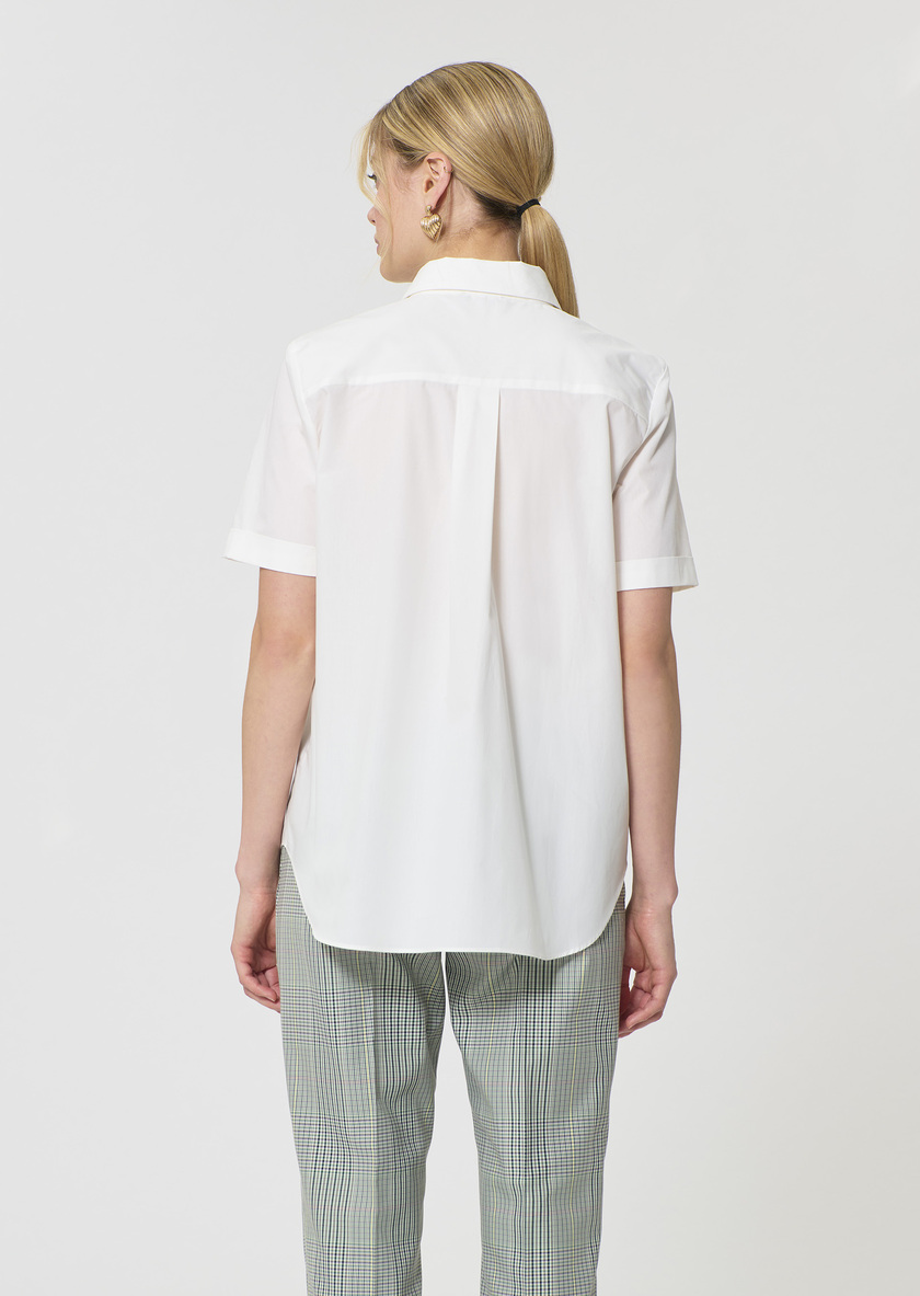 Clara shirt white poplin White TARA JARMON UK