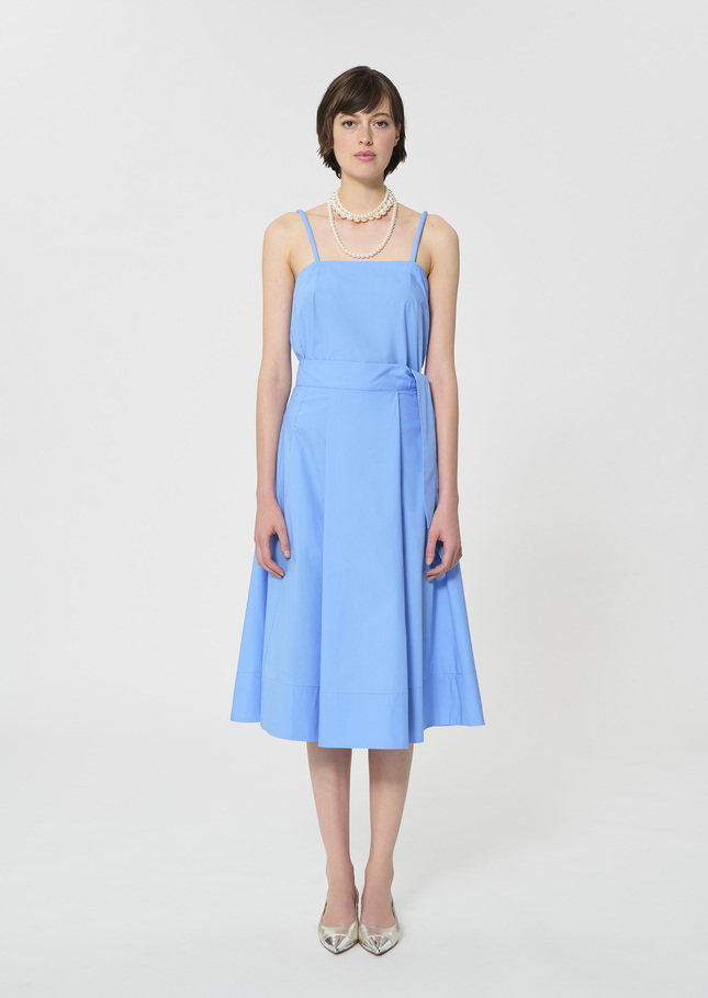 Jolly Skirt sky blue poplin Horizon TARA JARMON UK