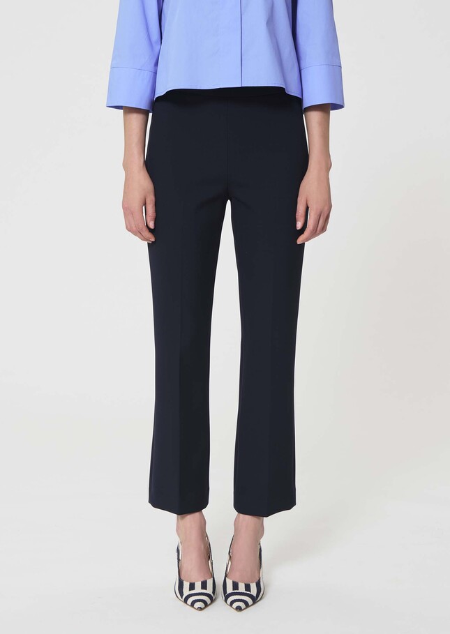 Paulin Trousers midnight blue double canvas Night TARA JARMON UK