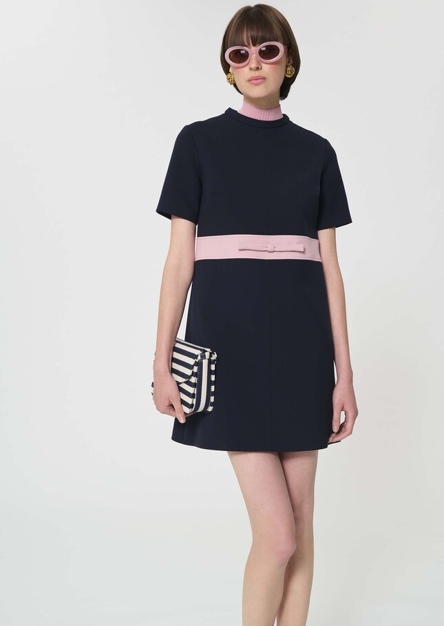 Robe Royce midnight blue double canvas Night TARA JARMON UK